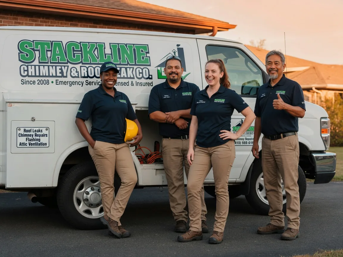 Chimney flashing repair company in Rosedale, LA